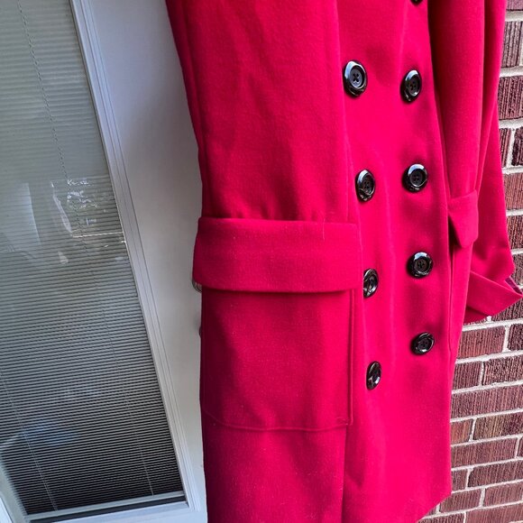 Forever XXI red woman coat - Picture 5 of 11